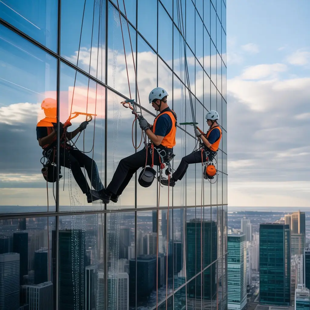 How to Clean Skyscraper Windows Without Risk