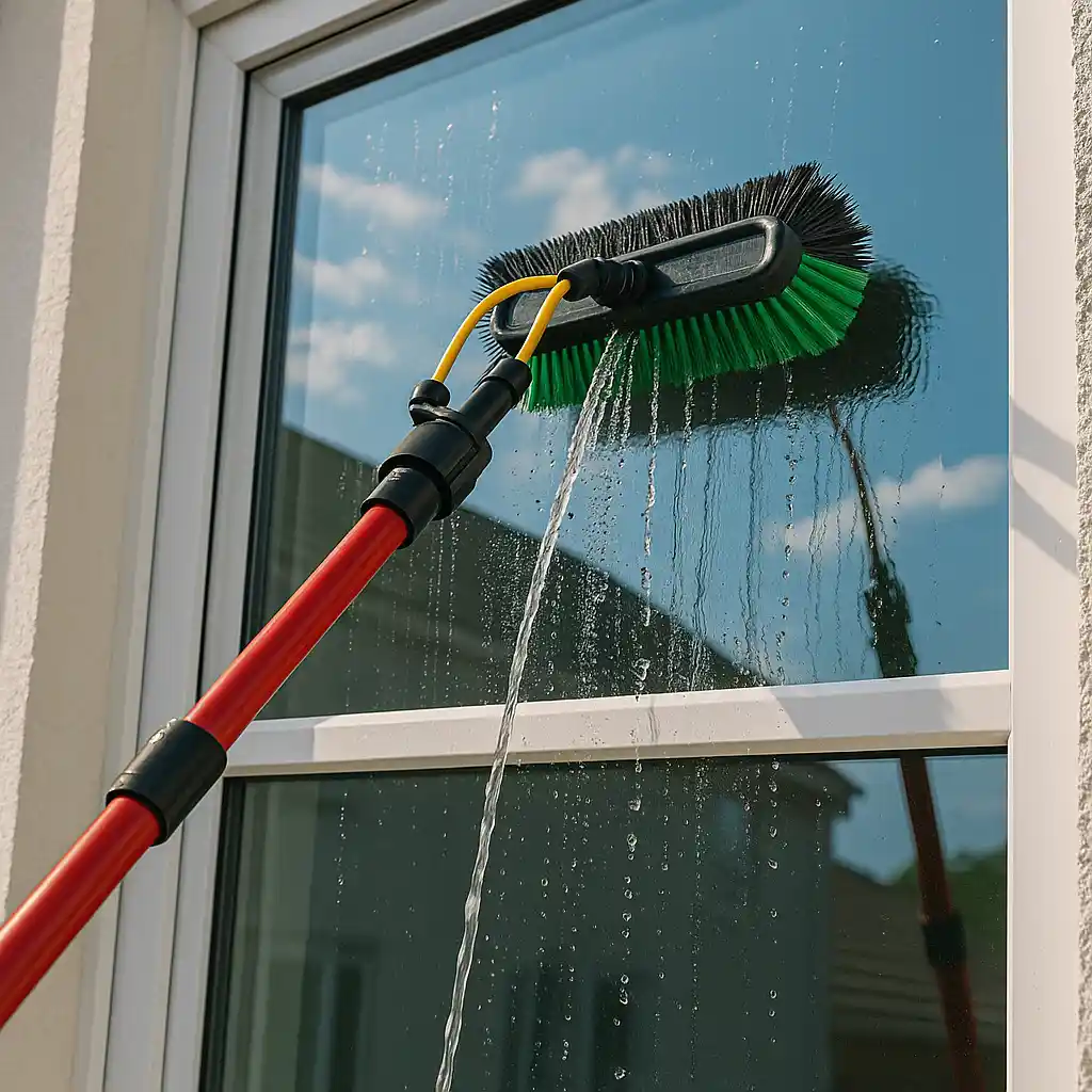 Benefits of Using a Water Fed Pole System for Sparkling Windows