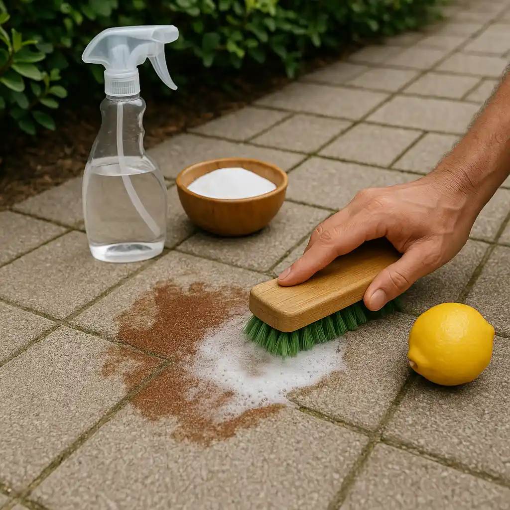 How to Remove Tough Stains from Outdoor Tiles Naturally