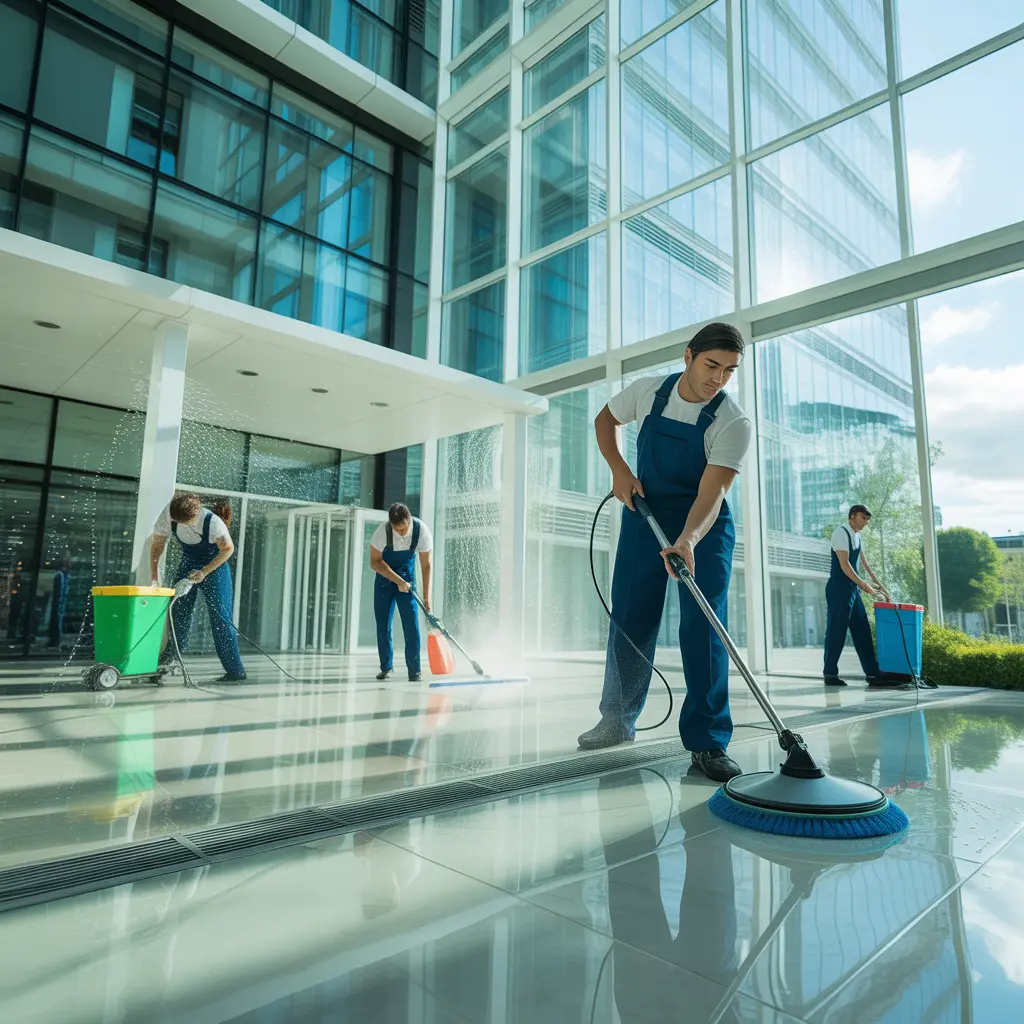 How to Clean Large Buildings in Less Time