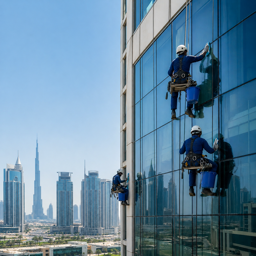 Facade Cleaning in Dubai for High-Rise Buildings