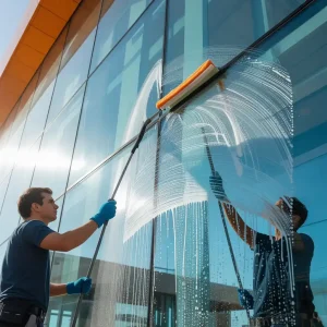 How to Deal with Hard Water Stains on Windows in Sharjah