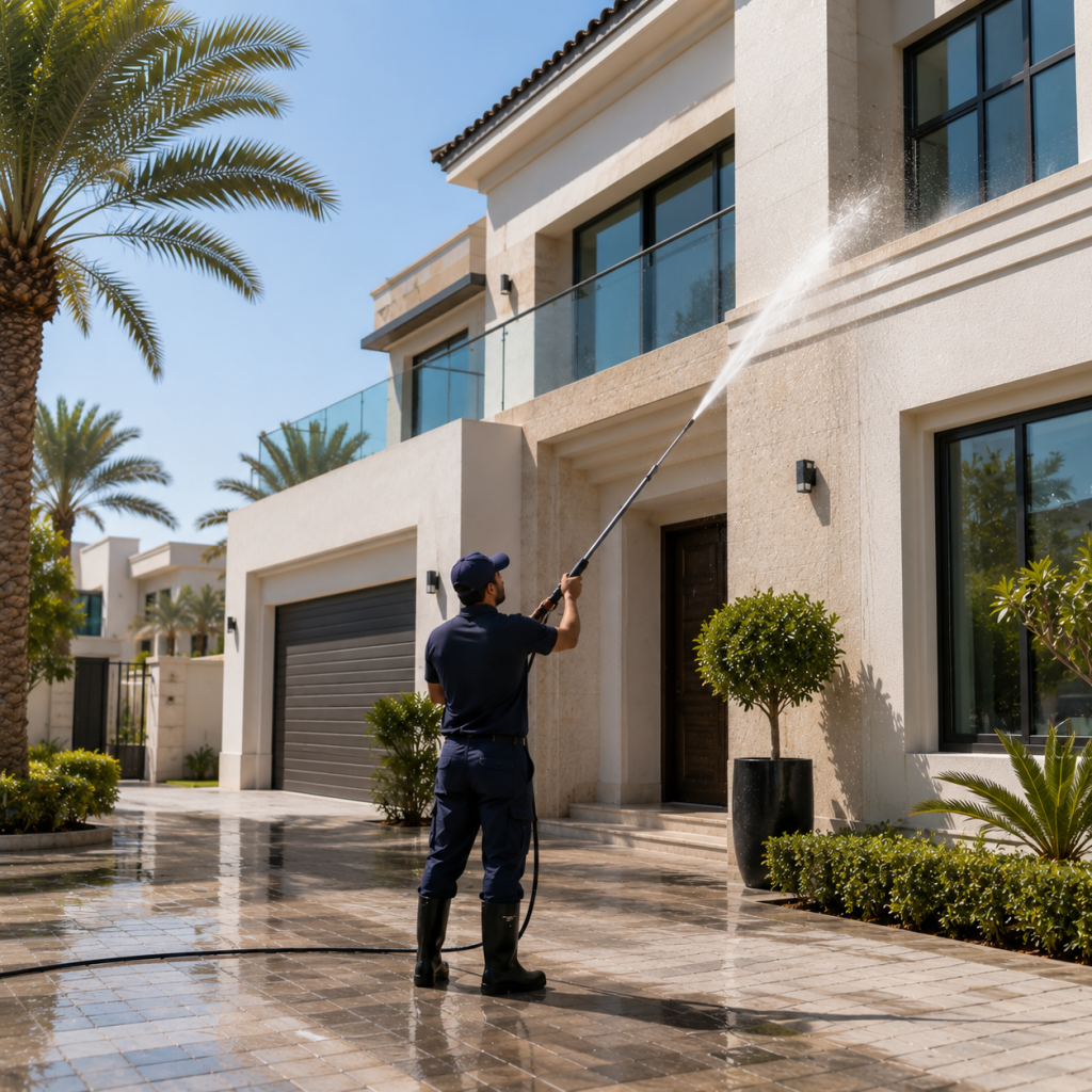 How Often Should a Dubai Villa Exterior Be Cleaned