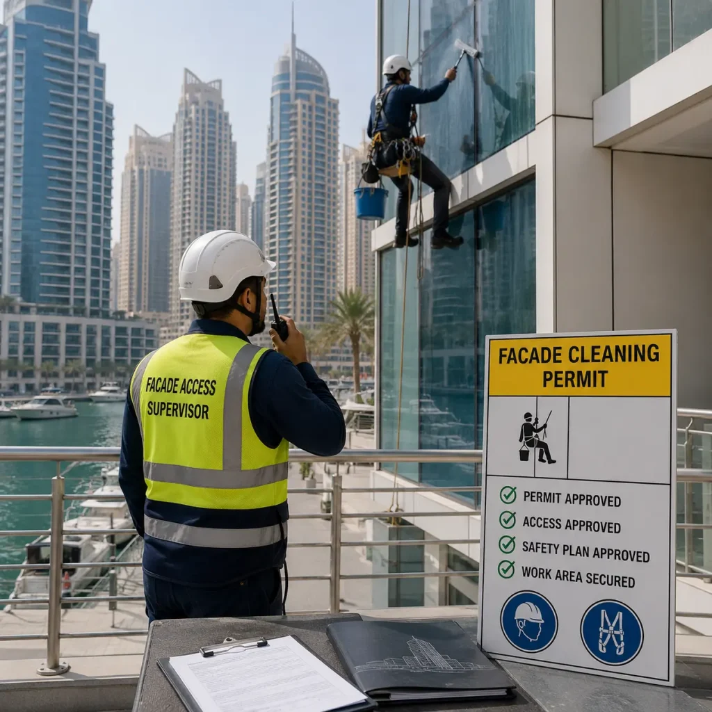 Facade Cleaning in Dubai Marina