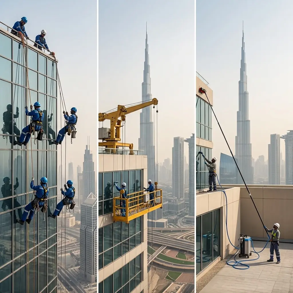 Best Window Cleaning Methods for Dubai High-Rise Buildings