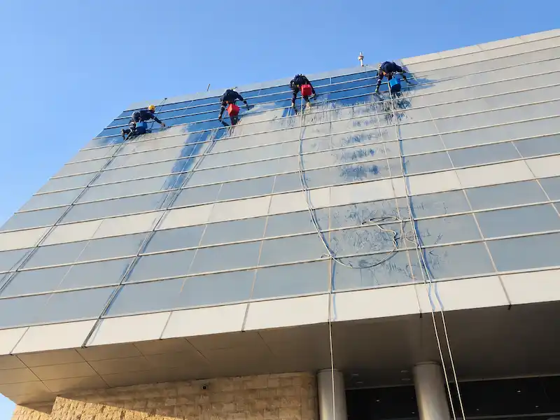 Professional Building Facade Cleaning and Rope Access Services